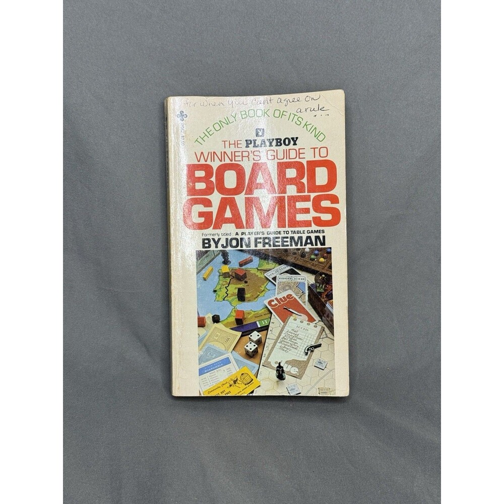 Vintage 1979 The Playboy Winner's Guide to Board Games First Playboy Printing